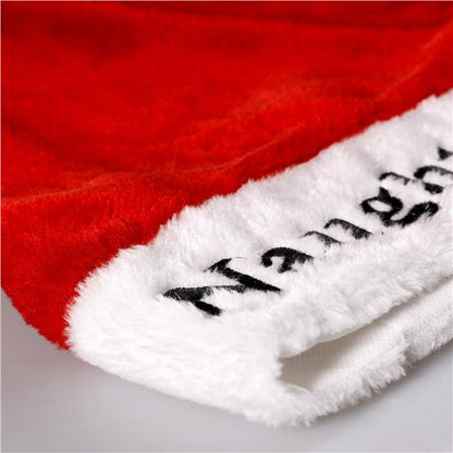 Nice & Naughty Santa Hats (2 Per pack)