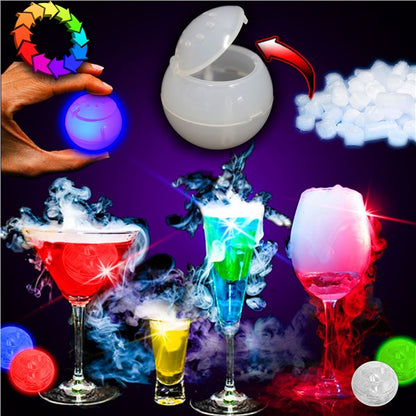 LED Dry Ice Cube Capsules (3 Per pack)