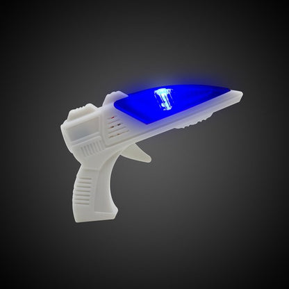 LED Toy Space 3 1/2" Gun With Sound