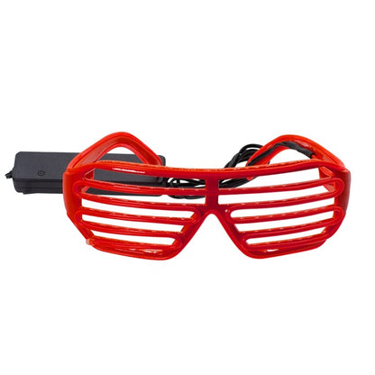 Red EL Wire Slotted Shades