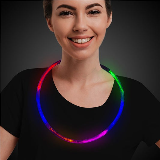 LED Fiber Optic Necklace