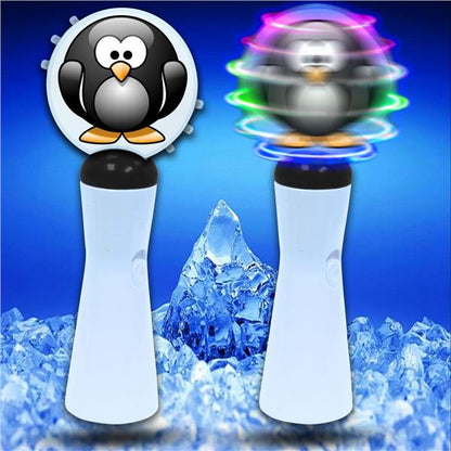 LED Penguin Coin Spinner Wand