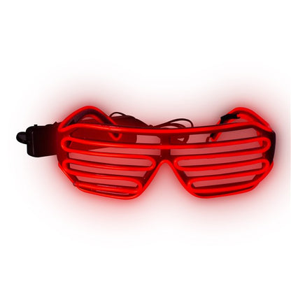 Red EL Wire Slotted Shades