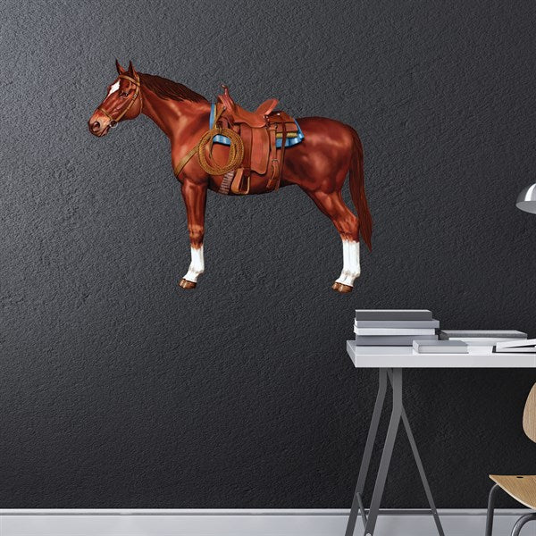 Saddled Horse Jointed Cutout