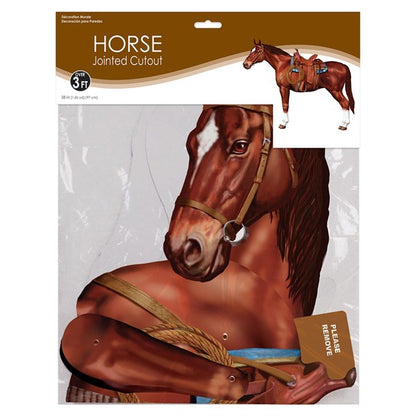 Saddled Horse Jointed Cutout