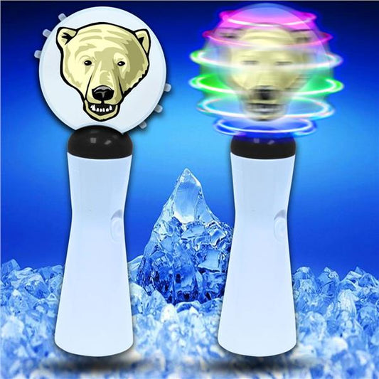 LED Polar Bear Coin Spinner Wand