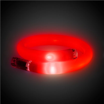 Red LED Tube Bracelet