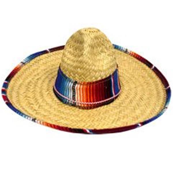 Kid's Sombrero with Serape Trim