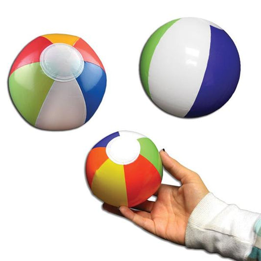Inflatable 6" Beach Balls (12 Per pack)