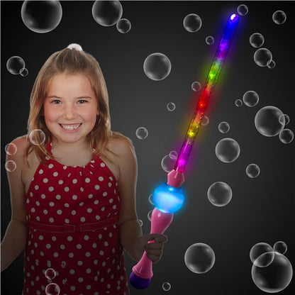 LED Pink Bubble Sword