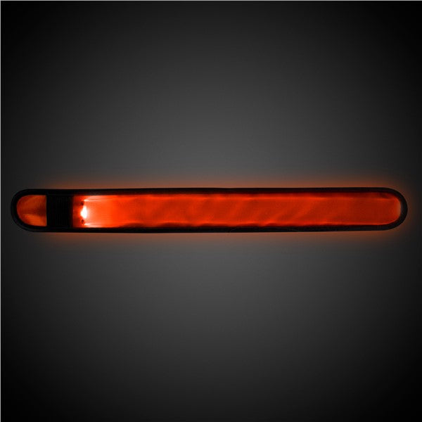 LED Orange Slap Bracelet