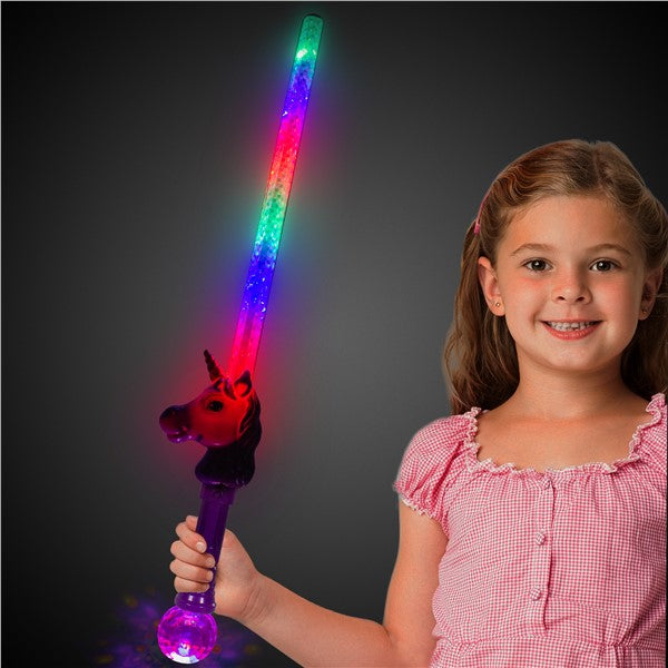 LED Purple Unicorn Sword