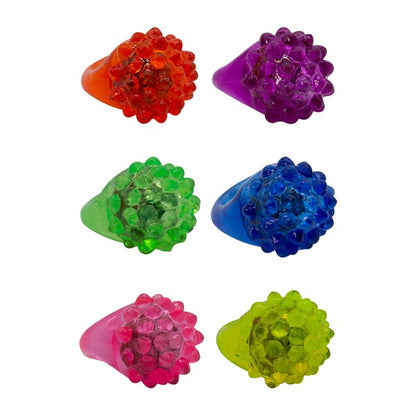 LED Flower Jelly Rings (24 Per pack)