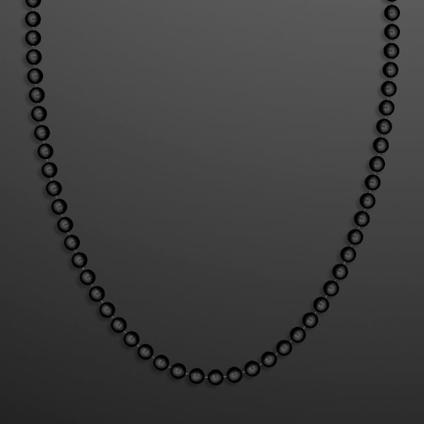 Round Black Beads 33" (Non-Light Up)