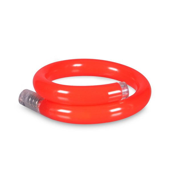 Red LED Tube Bracelet