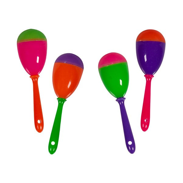 Mini Colorful Maracas (12 per pack)