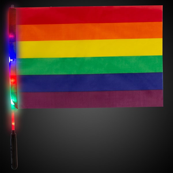 LED Rainbow Pride Flag