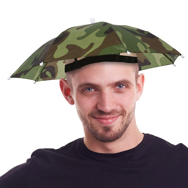 Camouflage Umbrella Hat