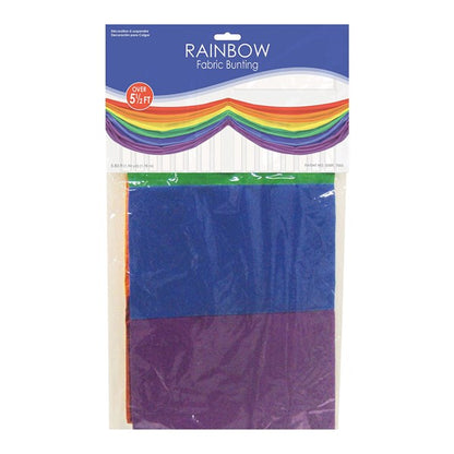 Rainbow Fabric Bunting