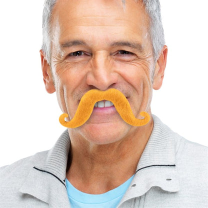 Orange Handlebar Mustache