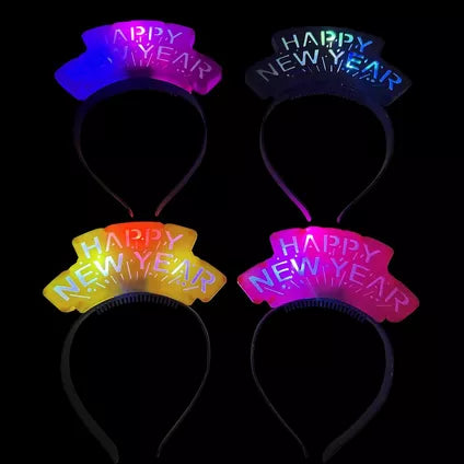 Light-Up Happy New Year Headband