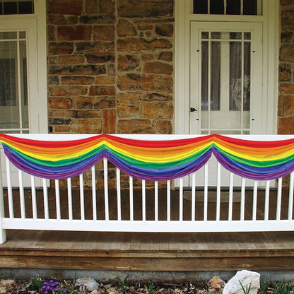 Rainbow Fabric Bunting