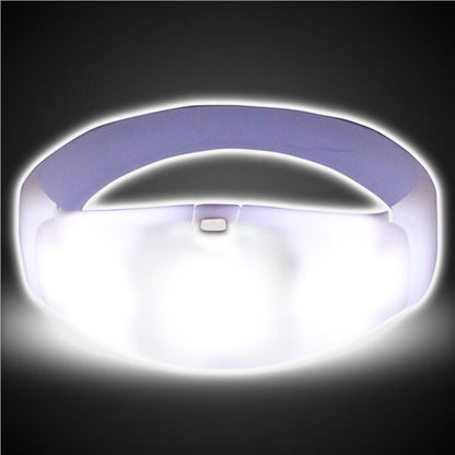 LED Sound-Activated White Stretchy Bracelet