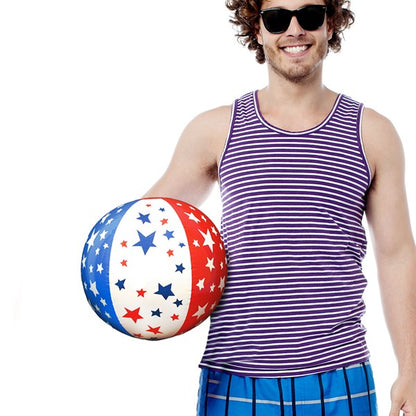 Patriotic Stars Beach Balls (12 Per pack)