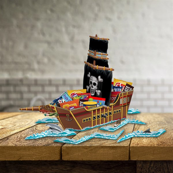 Pirate Ship 18 1/2" Centerpiece