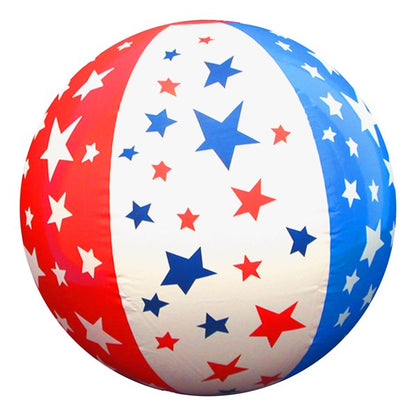 Patriotic Stars Beach Balls (12 Per pack)