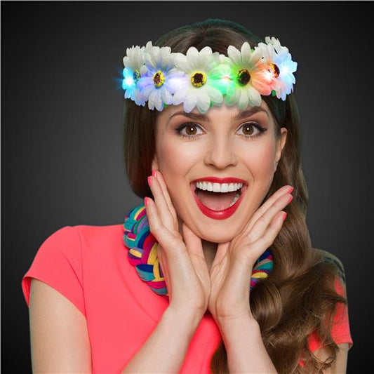 LED Flower Halo Headband