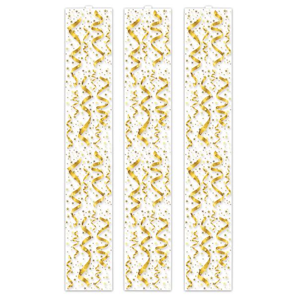 Gold Swirl Party Panels (3 Per pack)