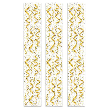 Gold Swirl Party Panels (3 Per pack)