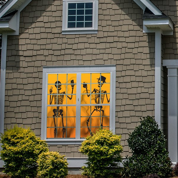 Skeleton Window Selfie Backdrop (2 Per pack)