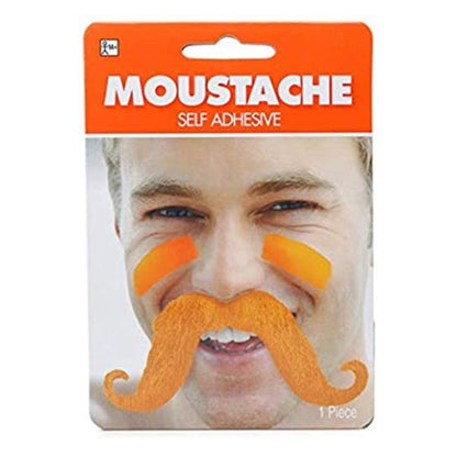 Orange Handlebar Mustache