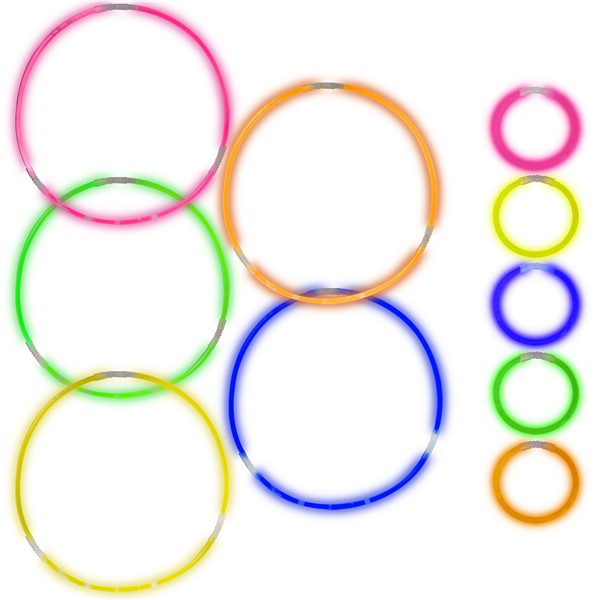 Glow Necklace & Bracelet Kit (21 Per pack)