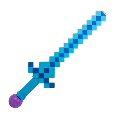 LED Blue Pixel Bubble Wand