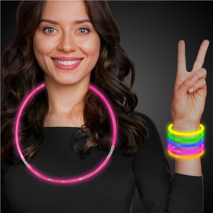 Glow Necklace & Bracelet Kit (21 Per pack)