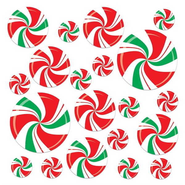 Peppermint Candy Cutouts (20 Per pack)