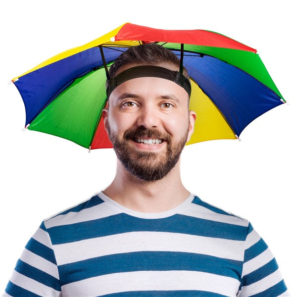 Rainbow Umbrella Hat