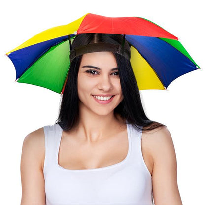 Rainbow Umbrella Hat