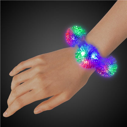 LED Pom Pom Bracelet