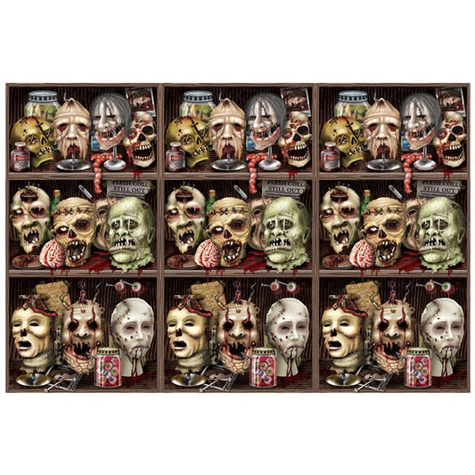 Scary Heads 30' Backdrop