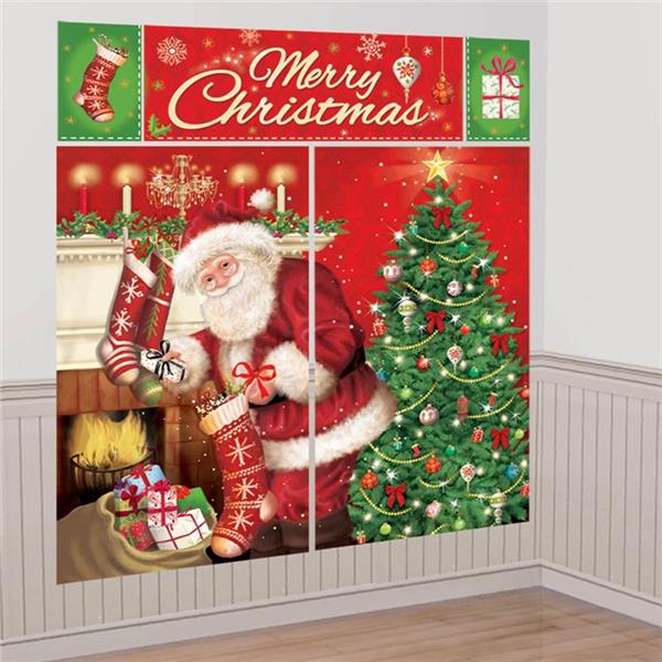 Merry Christmas Wall Decorating Kit