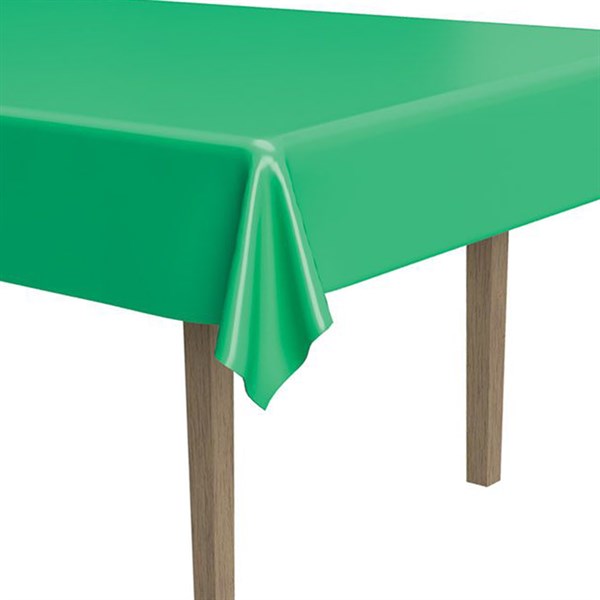 Green Plastic Table Cover