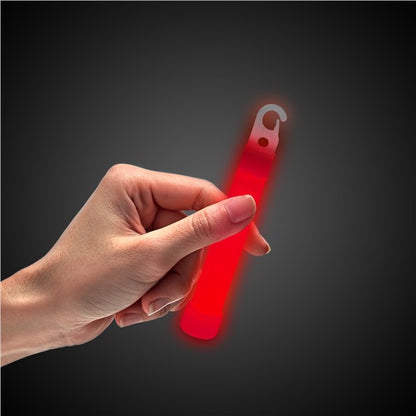 Premium Red 4" Glow Sticks (50 Per Pack)