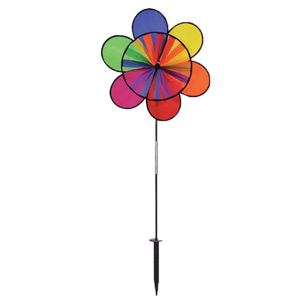 Rainbow Flower Wind Spinner