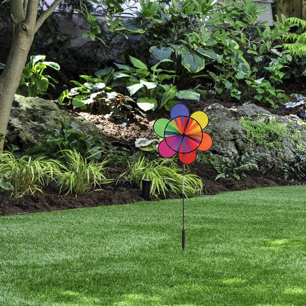 Rainbow Flower Wind Spinner