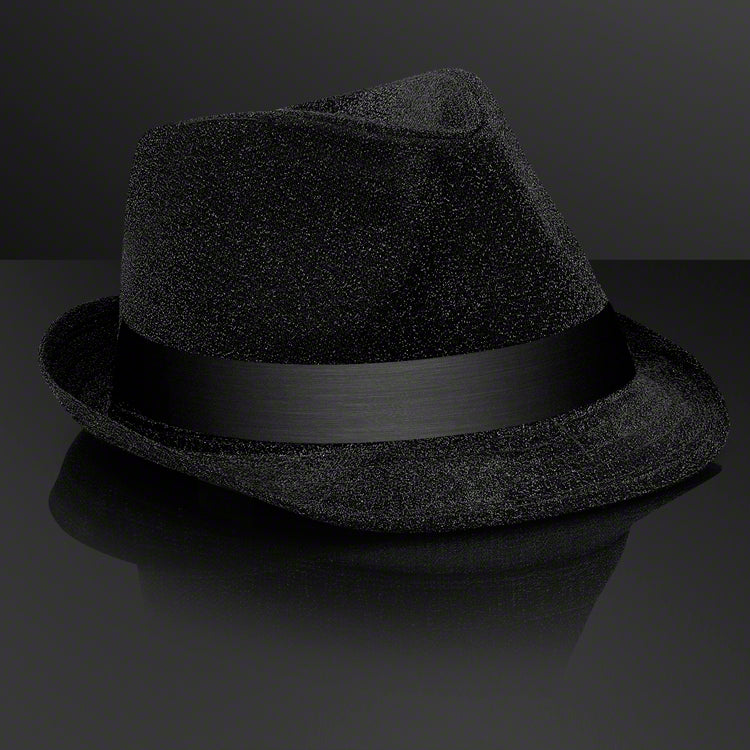 Snazzy Black Fedora Hat (NON-Light Up)