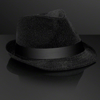 Snazzy Black Fedora Hat (NON-Light Up)